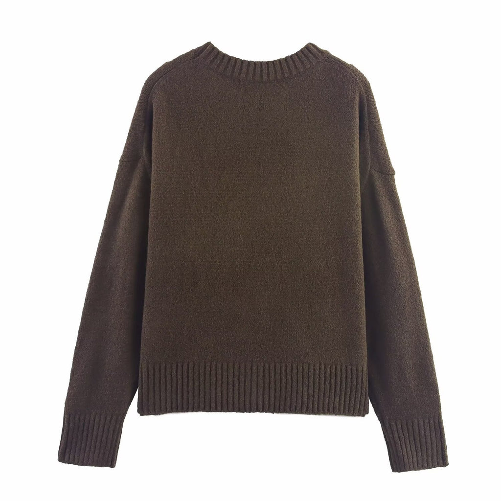 Women's Vintage Silhouette Comfortable Knitwear